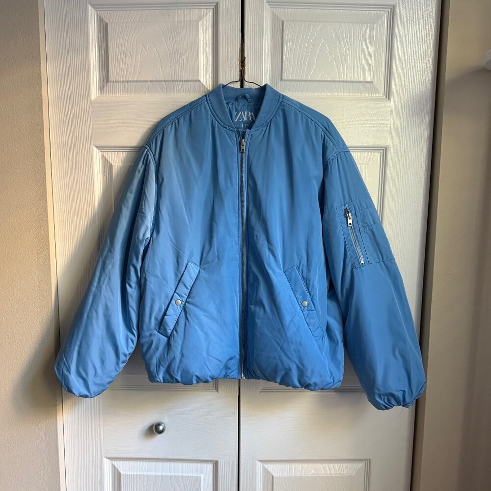 Pastel blue Bomber